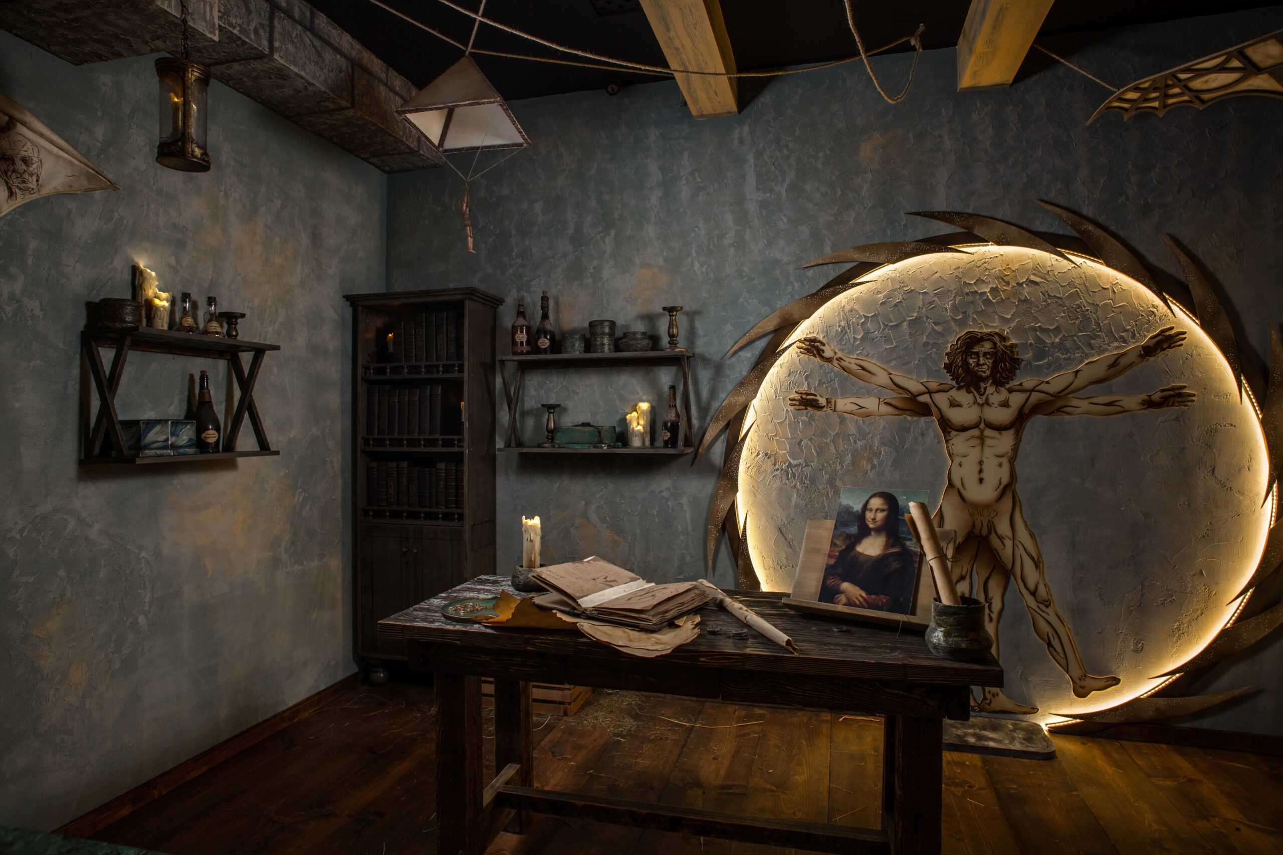 Symbolic escape clue crafted element